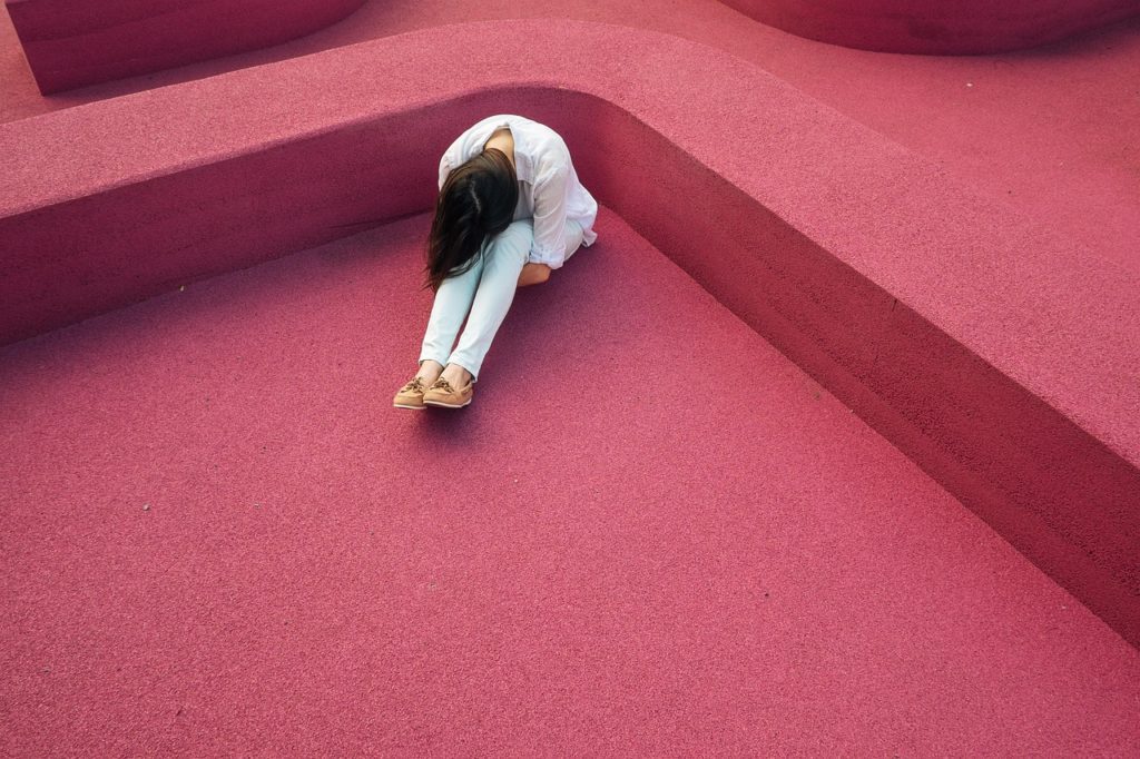 woman, upset, wallpaper 4k